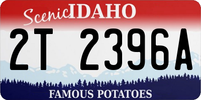 ID license plate 2T2396A