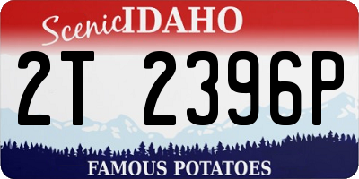 ID license plate 2T2396P