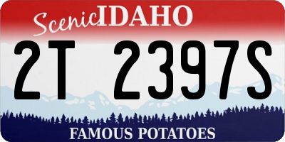 ID license plate 2T2397S