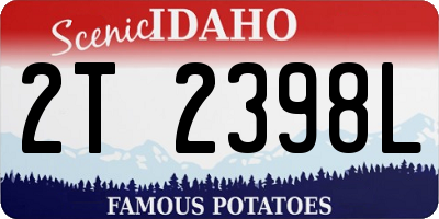 ID license plate 2T2398L