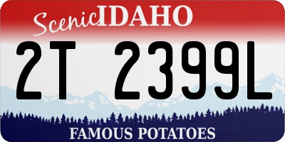 ID license plate 2T2399L
