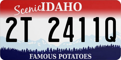ID license plate 2T2411Q