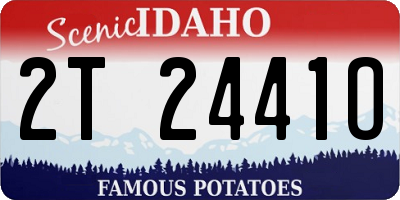 ID license plate 2T2441O