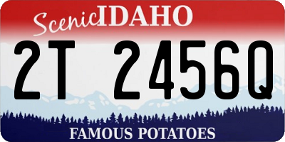 ID license plate 2T2456Q