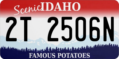 ID license plate 2T2506N