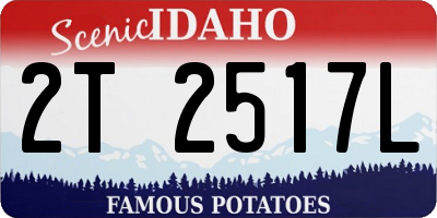 ID license plate 2T2517L