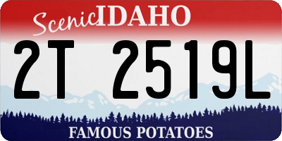 ID license plate 2T2519L