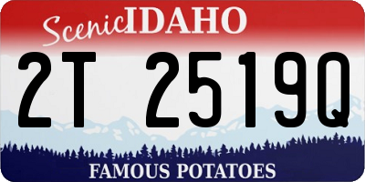 ID license plate 2T2519Q
