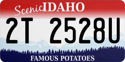 ID license plate 2T2528U