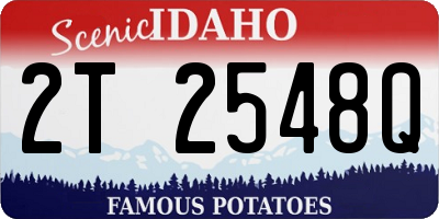 ID license plate 2T2548Q