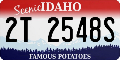 ID license plate 2T2548S