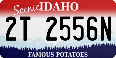 ID license plate 2T2556N