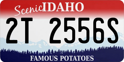 ID license plate 2T2556S