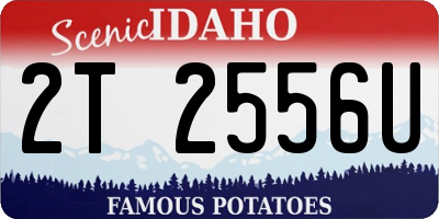 ID license plate 2T2556U
