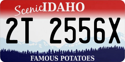 ID license plate 2T2556X