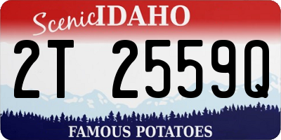 ID license plate 2T2559Q