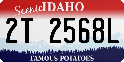ID license plate 2T2568L