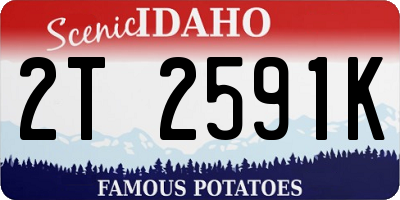 ID license plate 2T2591K