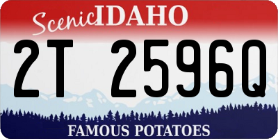 ID license plate 2T2596Q