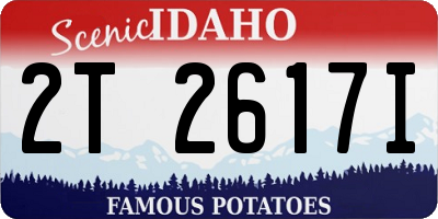 ID license plate 2T2617I