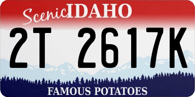 ID license plate 2T2617K