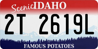 ID license plate 2T2619L