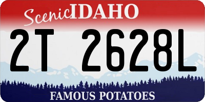 ID license plate 2T2628L