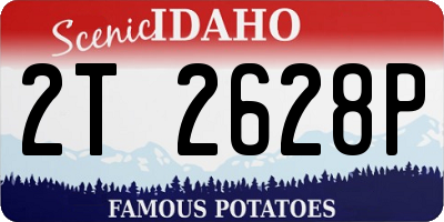 ID license plate 2T2628P