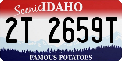 ID license plate 2T2659T
