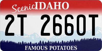 ID license plate 2T2660T
