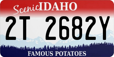 ID license plate 2T2682Y