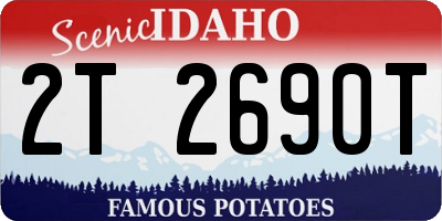 ID license plate 2T2690T