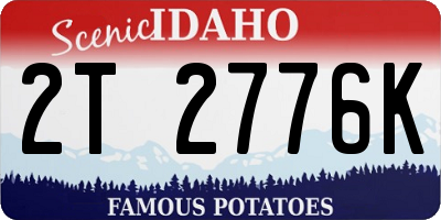 ID license plate 2T2776K