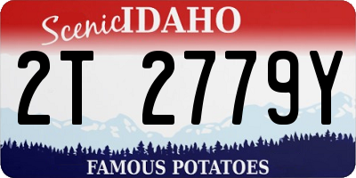 ID license plate 2T2779Y