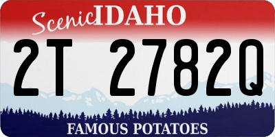 ID license plate 2T2782Q