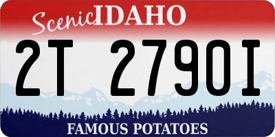 ID license plate 2T2790I