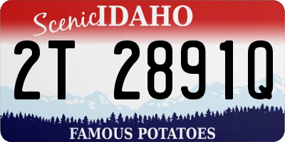 ID license plate 2T2891Q