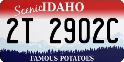 ID license plate 2T2902C