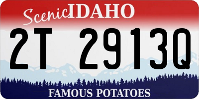 ID license plate 2T2913Q
