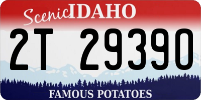 ID license plate 2T2939O