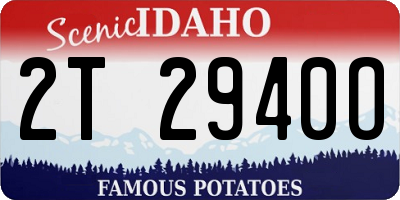 ID license plate 2T2940O