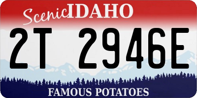 ID license plate 2T2946E