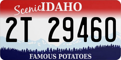 ID license plate 2T2946O