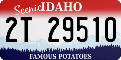 ID license plate 2T2951O