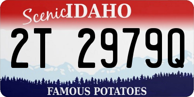 ID license plate 2T2979Q