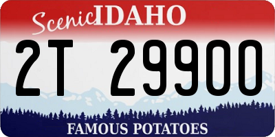 ID license plate 2T2990O