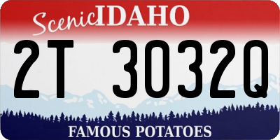 ID license plate 2T3032Q