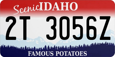 ID license plate 2T3056Z