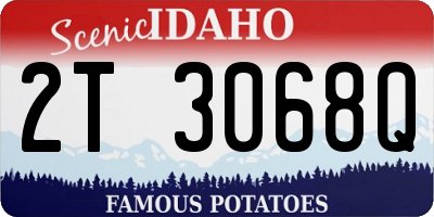 ID license plate 2T3068Q