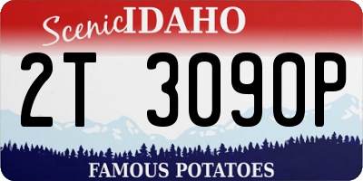 ID license plate 2T3090P